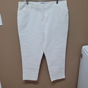 Liz Claiborne White-ish Straight Leg Pants 🤍